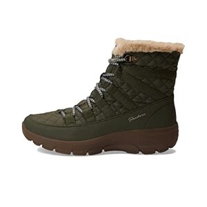 Skechers Women'S Easy Going-Moro Street Fashion Boot, Olive Leaf For Me Leaf It To Me, 3 Uk