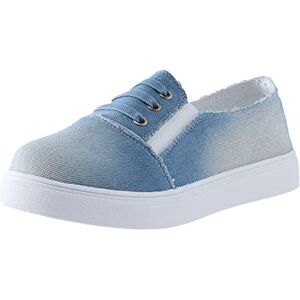 Loijmk Women'S Shoes Casual Shoes Fashion Soft Sole Non-Slip Lazy Casual Shoes Canvas Women'S Shoes Pumps Sexy, Blue, 6 Uk