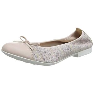 Geox Girl JR PLIE' C Ballet Flats, Pink (Lt Rose C8172), 4 UK