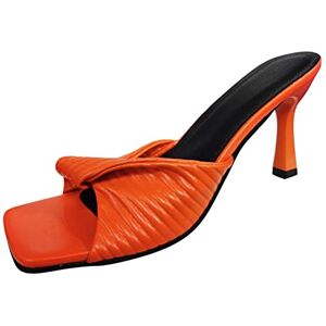 Generic Shoes For Nursing Professions Women'S Casual Breathable Women'S High Heels Black High Shoes Women'S Heel Winter, Orange, 7 Uk