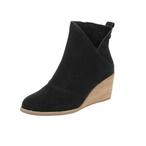 TOMS Women's Sutton Ankle Boot, Black Suede, 10 UK