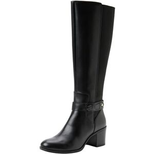 Geox Women's D New Asheel Knee high Boot, Black, 7 UK