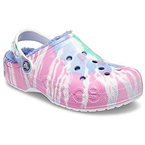 Crocs Unisex Baya Lined Clog Clog, Pink Lemonade Multi, M4/W5 UK