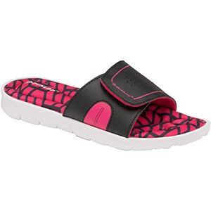 Dunlop Womens Jayne Adjustable Strap Sliders - Black/fuchsia - 7 Uk