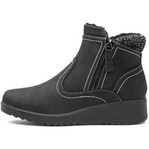 Soft-Lites. Softlites Jess Womens Black Ankle Boot - Size 4 Uk - Black