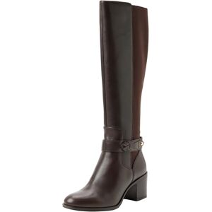 Geox Women's D New Asheel Knee high Boot, Coffee, 6 UK