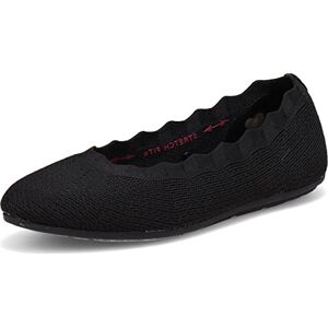 Skechers Women's Cleo 2.0-Love Spell Loafer Flat, Black, 3.5 UK