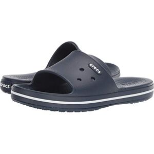 Crocs Unisex Crocband Iii Slide Open Toe Sandals, Blue Navy White 462, 3 UK Men / 4 UK Women