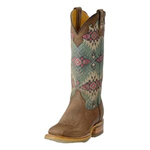 Tin Haul Western Boots Womens Southwest Dreamer 14-021-0007-1462 Br, Brown, 7 Uk