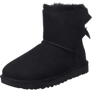 UGG Women's Mini Bailey Bow II Classic Boot, Black, 5 UK