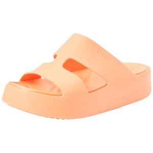 Crocs Women's Getaway Platform H-Strap Sandal, Sunkissed, 4 UK