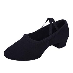 Generic Women Shoes Ankle Boots Women Dance Prom Ballroom College Shoes Women, Black, 2 Uk