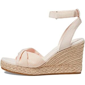 TOMS Women's Marisela Wedge Sandal, Dusty Peach, 4.5 UK