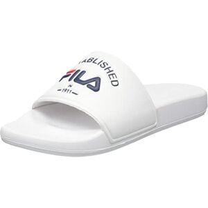 FILA Women's Baywalk '23 Slipper Wmn Loafer, White, 3.5 UK