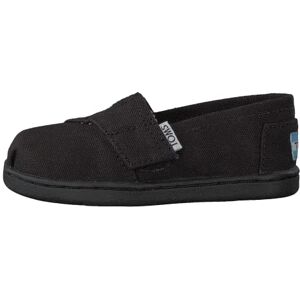 TOMS TINY ALPARGATA Black Canvas UK8.0