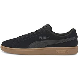 Unisex Puma Smash v2 Sneakers, Puma Black-Puma Black, 13 UK