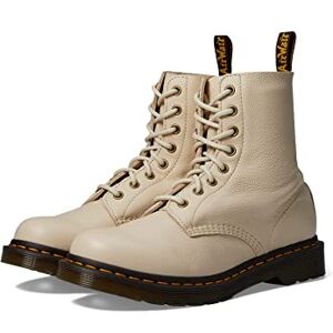 Dr. Martens DR MARTENS Women's 1460 Pascal Boots, Parchment Beige Virginia, 3 UK