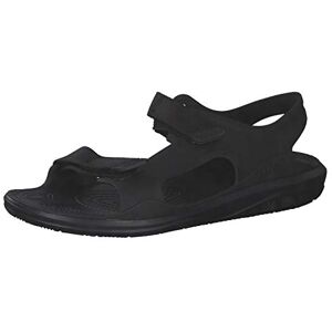 Crocs Swiftwater Expedition Molded, Unisex Heels Sandals, Black (Black/Black 060), J3 UK (34-35 EU)