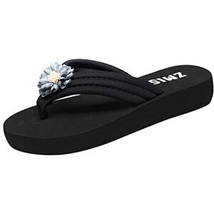 Tyuiop Womens Sandals Size 7 Orthotic Sandals Women Ladies Slippers Size 7 Uk Slippers Summer Women Black Wedges Wedge Sandals For Women Size 5 Uk Black High Heels Size 5 Womens