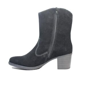 Rieker Womens Y2057-00 Samtcalf Block Heeled Ankle Boots 6 Uk