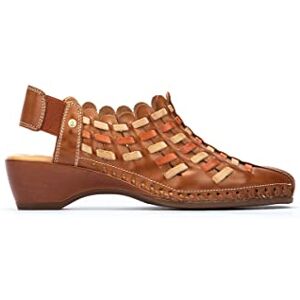 Pikolinos Romana W96 Leather High Heel Shoe, Brandy, 6 Uk