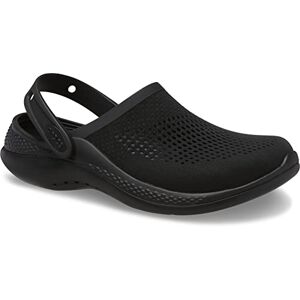 Crocs Unisex LiteRide 360 Clog, Black/Black, 3 UK