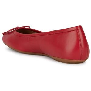 Geox Women's D Palmaria H Ballet Flat, red, 4 UK