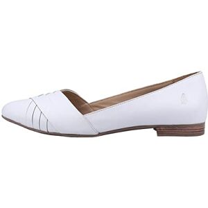 Hush Puppies Women's Marley Ballerina Ballet Flat, White, 7 UK