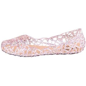 Generic Fall Dress Shoe Sandals Breathable Beach Slip Jelly On Hollow Summer Pumps Casual Women'S Women'S Casual Shoes Summer Shoes For Women Casual (Pink, 4.5)