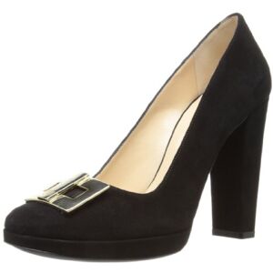 Charles Jourdan Womens Viva 1 Peep-Toe 323210-50 Black 8 UK, 41 EU