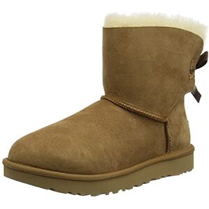 UGG Women's Mini Bailey Bow Ribbon CLASSIC BOOT, Chestnut, 7 UK