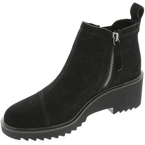 TOMS Women's Maude Ankle Boot, Black/Black Suede, 10 UK