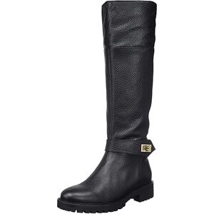 Geox Women's D Hoara Knee high Boot, Black, 6 UK