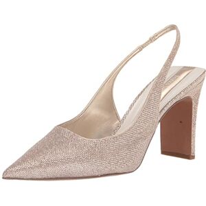 Franco Sarto Women's L-Averie Pump, Platinum Metallic, 6.5 UK