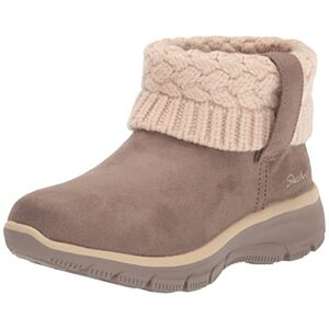 Skechers Women's Easy Going Cozy Weather Ankle Boot, Taupe, 4 UK