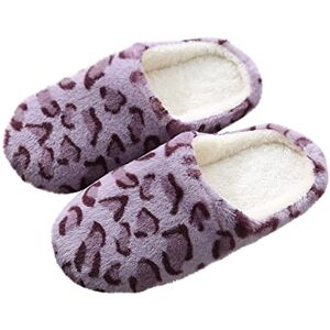 Luoluoluo Women'S Fleece Slippers House Shoes Slip On Ladies Cozy Memory Foam Slippers Soft Flat Slipper Comfy Warm Sliders Fashion Shoes Plush Slider Anti-Slip Lightweight Breathable Shoes For Ladies Girls