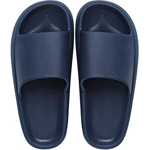 Generic Shower Slippers For Women - Thick Slippers Women Non-Slip Pillow Slippers With Thick Sole Quick-Drying Shower Slippers Bathroom Sandals Massage House Slides For Indoor & Outdoor Summer Pool Slides