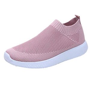 Unosheng Women'S Ankle Boots With Heel Solid Outdoor Breathable Shoes For Women Shoes Women'S Boots Black Lined, Pink, 6 Uk