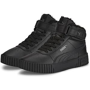 Puma Carina 2.0 Mid WTR Jr Sneaker, Black Black-Dark Shadow, 4 UK