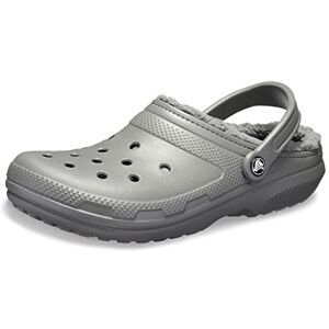 Crocs Unisex Classic Lined Clog, Slate Grey Smoke, 3 UK Men/ 4 UK Women