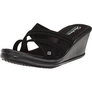 Skechers Rumblers Young At Heart, Women's Heels Sandals, Black , 6.5 F UK