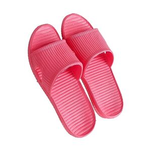 Generic Women'S Platform Flip Flops Women'S Summer Sandals Slippers Indoor Slippers Soft Sole Cover Toe Flip Flops Unisex (Watermelon Red, 6)