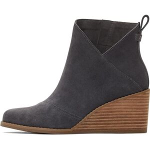 TOMS Women's Sutton Ankle Boot, Forged Iron Suede, 10 UK