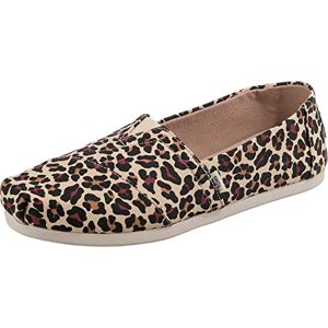 TOMS Women's Alpargata Cloudbound Loafer Flat , Beige Leopard Print,5.5 UK