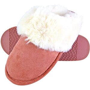 Dunlop Tilly Womens Mule Slippers Pink 5 Uk