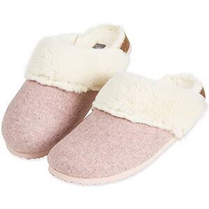 Dunlop Ladies Mule Slippers Dun95 (6 Uk, Pink)