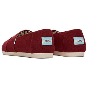 TOMS Women's Alpargata Heritage Canvas Loafer Flat, Black Cherry, 3 UK