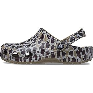 Crocs Womens Classic Clogs Khaki/leopard 4