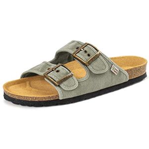 Natural World Unisex 7001E-670-43 Flat Sandal, Gris Claro, 10 UK