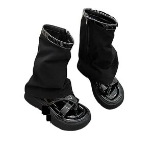 Moeido Women'S Slippers Summer Women Sandal Open Flats Sandalias Ladies Elegant (Color : Black, Size : 35)